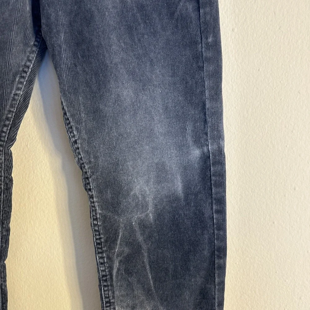 Quicksilver Pants Men's Kracker Corduroy Jeans Straight Tapered Blue Gray‎ 29x31